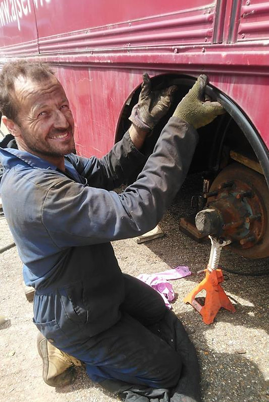 MVM mechanic at work